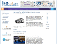 Tablet Screenshot of fleet-asia.com